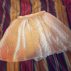 American Apparel polka dot Chiffon Skirt